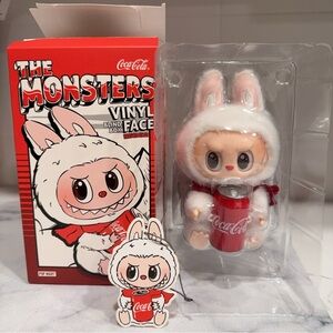 POP MART THE MONSTERS COCA COLA VINYL FACE PENDANT BLIND BOX (HAPPY FACTOR)